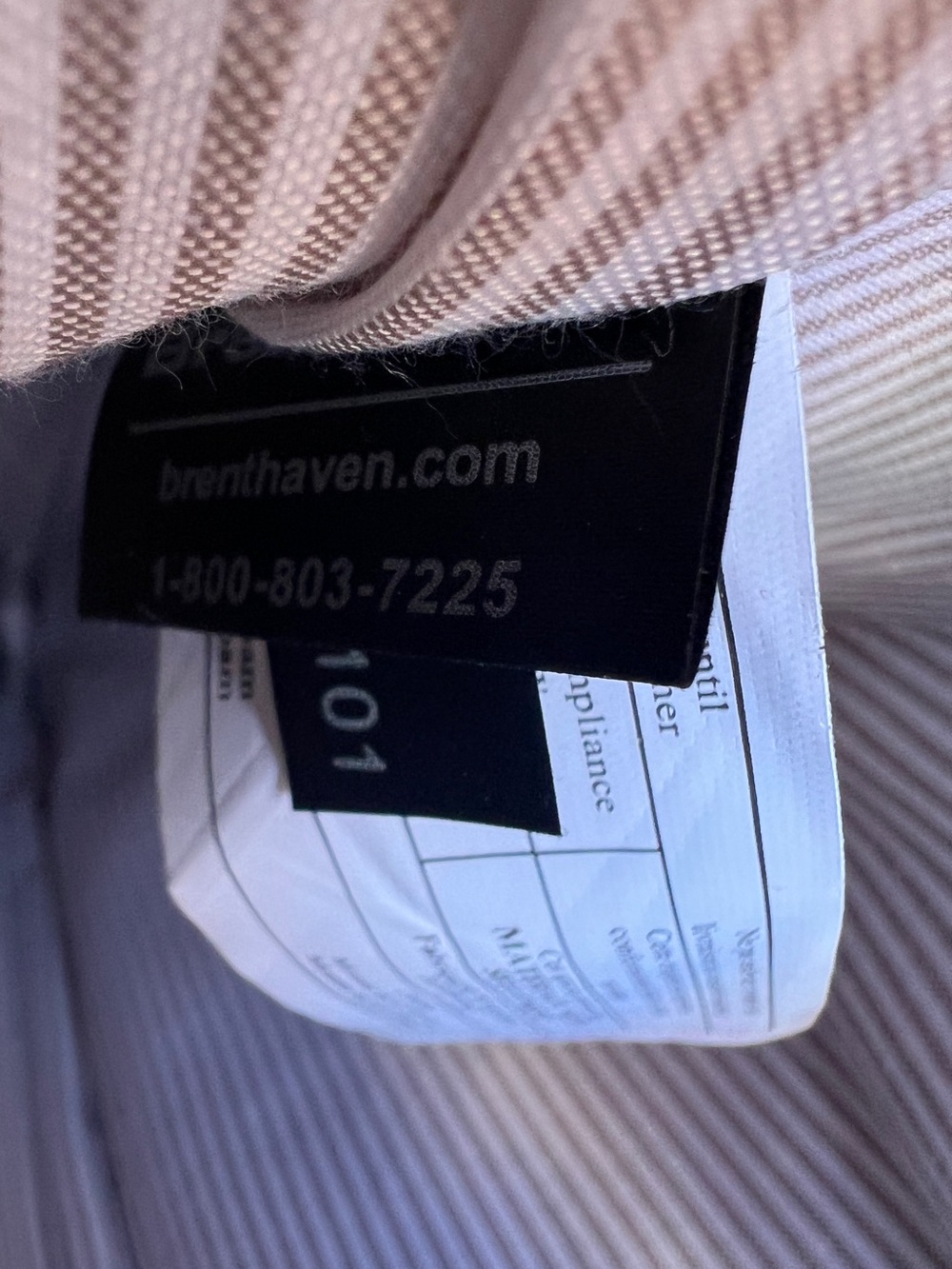 Brenthaven Collins Vertical Messenger Bag,  Indigo chambray, like new - Picture 10 of 14